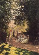 Claude Monet Le Parc Monceau painting